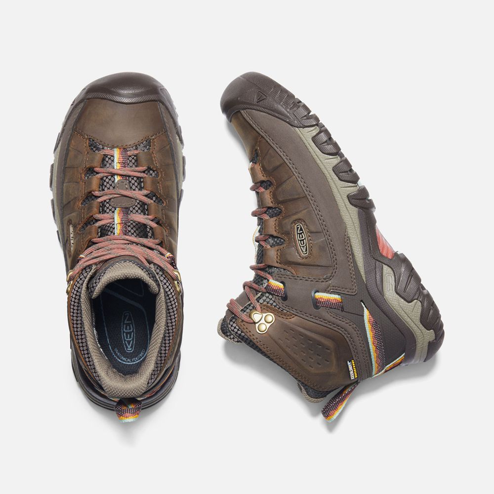 Keen Laarzen Dames Bruin - Targhee Iii Waterproof Mid - 64580-FWNI